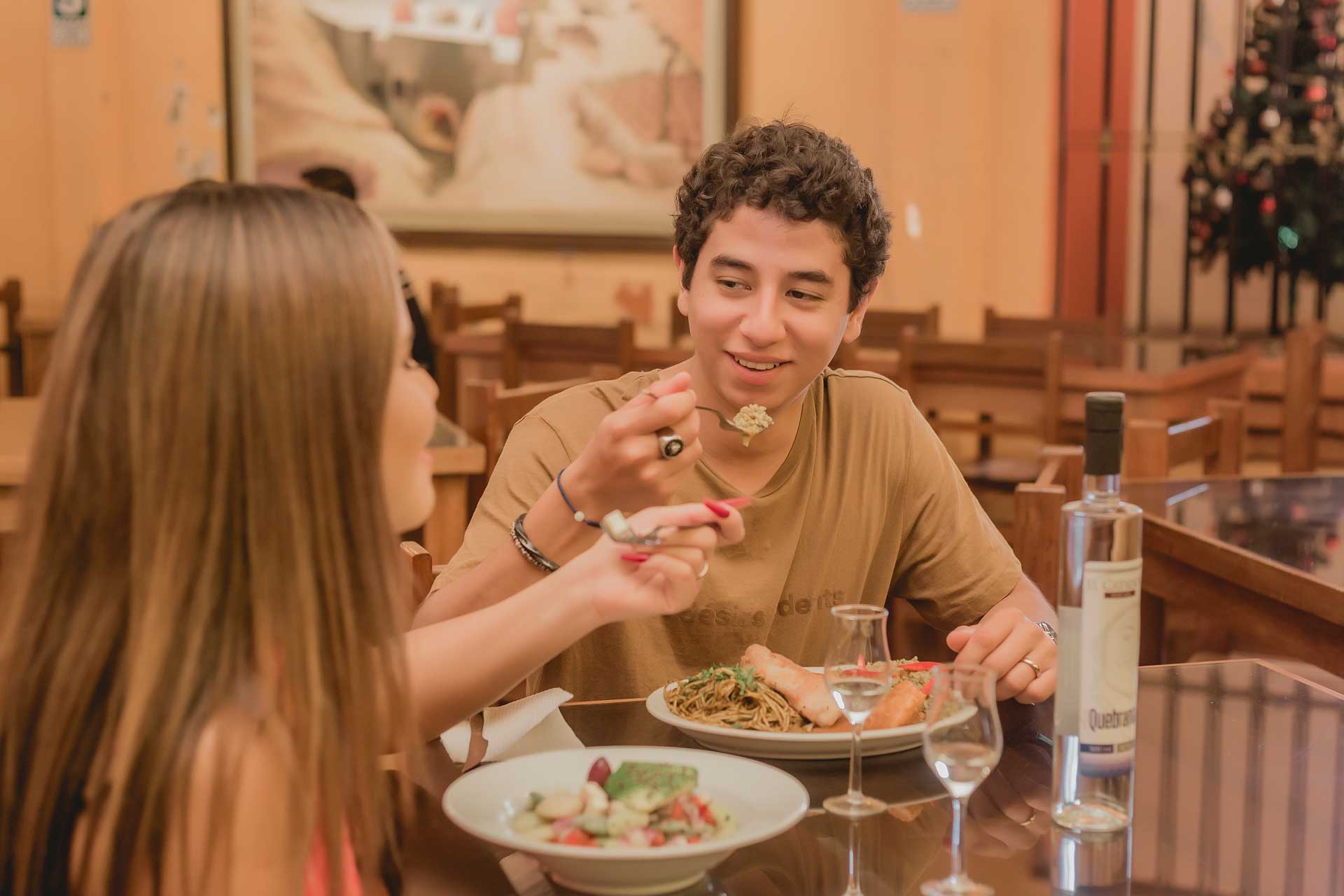 Almuerzo en el catador